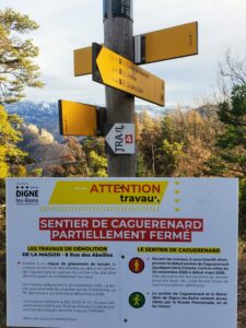 Travaux GR69 Caguerenard