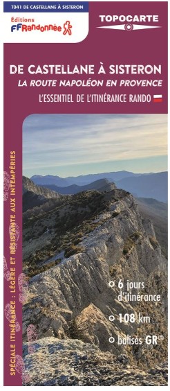 Topo carte de la route Napoléon